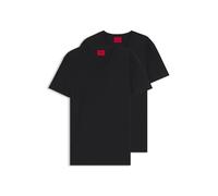 HUGO Camiseta 'HUGO-V' negro, Talla L