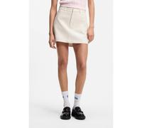 HUGO Minifalda de sarga de algodón con logo Happy HUGO - StyleRaneri-1_B, 50566595 Natural 42
