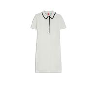 HUGO Vestido de algodón con cuello de polo - StyleSlysy, 50557776 Blanco L