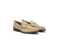 HUGO Mocasines de ante con ribete de antifaz - StyleVarian_loaf_sdzz, 50563464 Beige claro 42