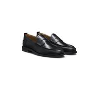 HUGO Mocasines de piel con empeine de cocodrilo - StyleVarian_loaf_bocrc, 50557743 Negro 45