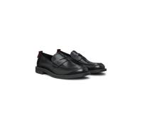 HUGO Mocasines de piel con ribete de antifaz - StyleVarian_loaf_bo, 50548591 Negro 43