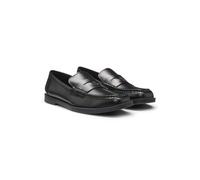 HUGO Mocasines de piel sintética con logo apilado - StyleLiora_Loafer_brom, 50557749 Negro 36
