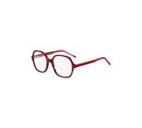 HUGO Montura para gafas graduadas de acetato rojo con patillas a capas - StyleHG 13020T55318, 58127167 Rojo pcs.