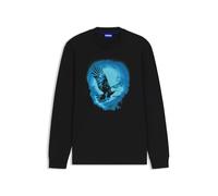 Hugo Nagtox Camiseta, Negro, S Hombres