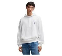 HUGO Nottyo, Sudadera de los Hombres, White,