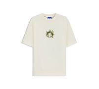 Hugo Blue Camiseta de algodón blanca 50543496-121 M