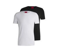 HUGO Pack de Dos Camisetas de algodón elástico para Hombre, Open Miscellaneous960, L