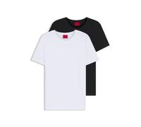 HUGO Pack de Dos Camisetas de algodón elástico para Hombre, Open Miscellaneous960, L