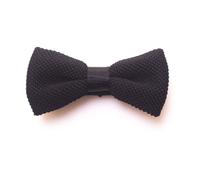 Hugo- Pajarita de Seda Tejida- Tela Texturizada- Accessories- Hombre- Negro- ONE SIZE- Pajarita de Seda Tejida- Tela Texturizada
