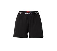 HUGO Pantalón de pijama negro / blanco, Talla L