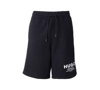 HUGO Shorts loose fit en felpa de algodón con logo estampado - StyleNomario, 50510728 Negro S