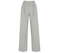Hugo - Pantalones Anchos - Trousers - Mujer - Gris - M -