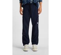 HUGO Pantalones cargo relaxed fit en tejido antidesgarros de aspecto denim - StyleGadic242W, 50552121 Azul oscuro M