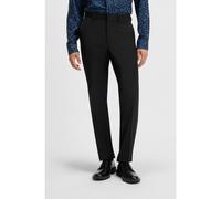 HUGO Pantalones con corte moderno en mezcla de lana elástica técnica - StyleTom253X-MH, 50540150 Negro 56