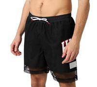 HUGO Pantalones Cortos de Malla Swim_Short, Negro1, XS para Hombre