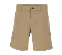 Hugo- Pantalones cortos slim-fit en sarga de algodón elástico- Shorts- Hombre- Beige- W32- Pantalones cortos slim-fit en sarga de algodón elástico