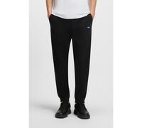 HUGO Pantalones de chándal en felpa de algodón con parche de logo azul - StyleNapin, 50522372 Negro XXL