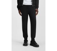 HUGO Pantalones de chándal en felpa de algodón con puños y logo estampado - StyleDayote232, 50489617 Negro XXL