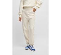 HUGO Pantalones de chándal estilo cargo en felpa de algodón - StyleNaphira_B_1, 50523990 Natural M