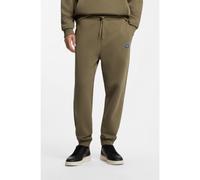 HUGO Pantalones de chándal regular fit en felpa de rizo de algodón - StyleNapin, 50522372 Oliva XL