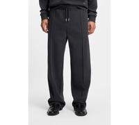 HUGO Pantalones de chándal relaxed fit con pinzas - StyleDineto, 50553432 Gris oscuro XXL