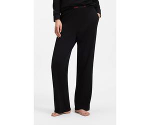 HUGO Pantalones de pijama de algodón elástico con logos en la cintura - StyleHUGO ID PANTS, 50555624 Negro M