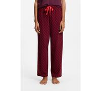 HUGO Pantalones de pijama de punto elástico con estampado integral - StyleCASUAL PANTS, 50556937 Rojo oscuro XS