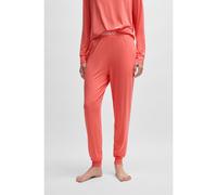 HUGO Pantalones de pijama de punto elástico con puños y logos en la cintura - StyleUNITE_PANTS, 50490703 Coral M