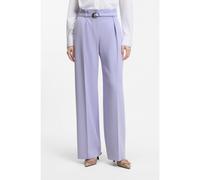 HUGO Pantalones de pinzas con cinturón con hebilla - StyleHamili, 50554454 Luz púrpura 42