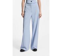 HUGO Pantalones en tejido elástico con pernera ancha - StyleHuzili, 50558131 Celeste 38