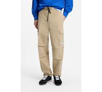 HUGO Pantalones estilo cargo relaxed fit en algodón antidesgarros - StyleGadic262D, 50559930 Beige M