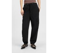 HUGO Pantalones estilo cargo relaxed fit en algodón elástico - StyleHisune-1-D_B, 50511288 Negro 36