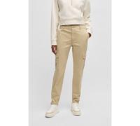 HUGO Pantalones estilo cargo slim fit en algodón elástico - StyleHasuny-1-D_B, 50538265 Beige claro 32
