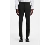 HUGO Pantalones extra slim fit de mezcla de lana elástica - StyleHesten224E1X, 50476482 Negro 52