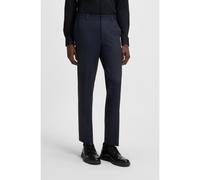 HUGO Pantalones extra slim fit en punto con elástico con microestampado - StyleHesten253F1X-H, 50544601 Azul oscuro 50