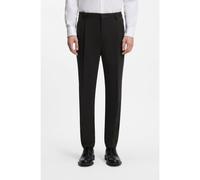 HUGO Pantalones extra slim fit en sarga de mezcla de lana - StyleHesten261F1X, 50559115 Negro 50