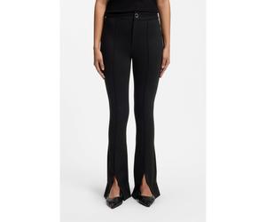 HUGO Pantalones flared fit con aberturas delanteras - StyleNereyel, 50563210 Negro XL
