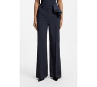 HUGO Pantalones regular fit de pernera ancha en tejido elástico con raya diplomática - StyleHasmina, 50566085 Rayas azules 40