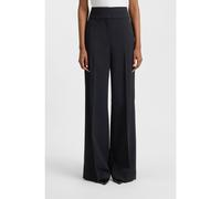 HUGO Pantalones regular fit de talle alto y pernera acampanada - StyleHimia, 50516143 Azul oscuro 38