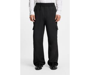 HUGO Pantalones relaxed fit con bolsillos estilo cargo - StyleFabio261, 50555151 Negro M
