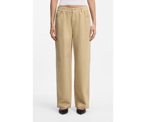 HUGO Pantalones relaxed fit de algodón - StyleHidaya-1_B, 50560085 Beige 44
