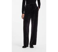 HUGO Pantalones relaxed fit de terciopelo - StyleHaseli-1, 50569665 Negro 32