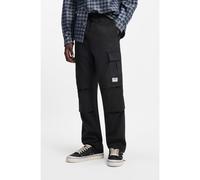 HUGO Pantalones relaxed fit en tejido antidesgarros - StyleGadic242, 50545643 Negro S