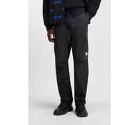 HUGO Pantalones relaxed fit en tejido antidesgarros - StyleGadic242, 50545643 Negro XL