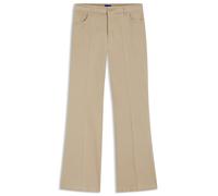 HUGO Pantalones slim fit con pernera acampanada - StyleHizama-1-D_B, 50555763 Beige 32