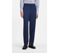 HUGO Pantalones slim fit de lana virgen con raya tiza - StyleGatur263X, 50565945 Azul 48