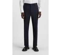 HUGO Pantalones slim fit de mezcla de lana técnica elástica - StyleGetlinM204X, 50446526 Azul oscuro 52
