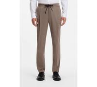 HUGO Pantalones slim fit en franela elástica jaspeada - StyleGetlin251F3, 50547312 Marrón 106
