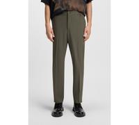 HUGO Pantalones slim fit en popelín de mezcla de lana - StyleGos233F1X, 50530110 Caqui 106